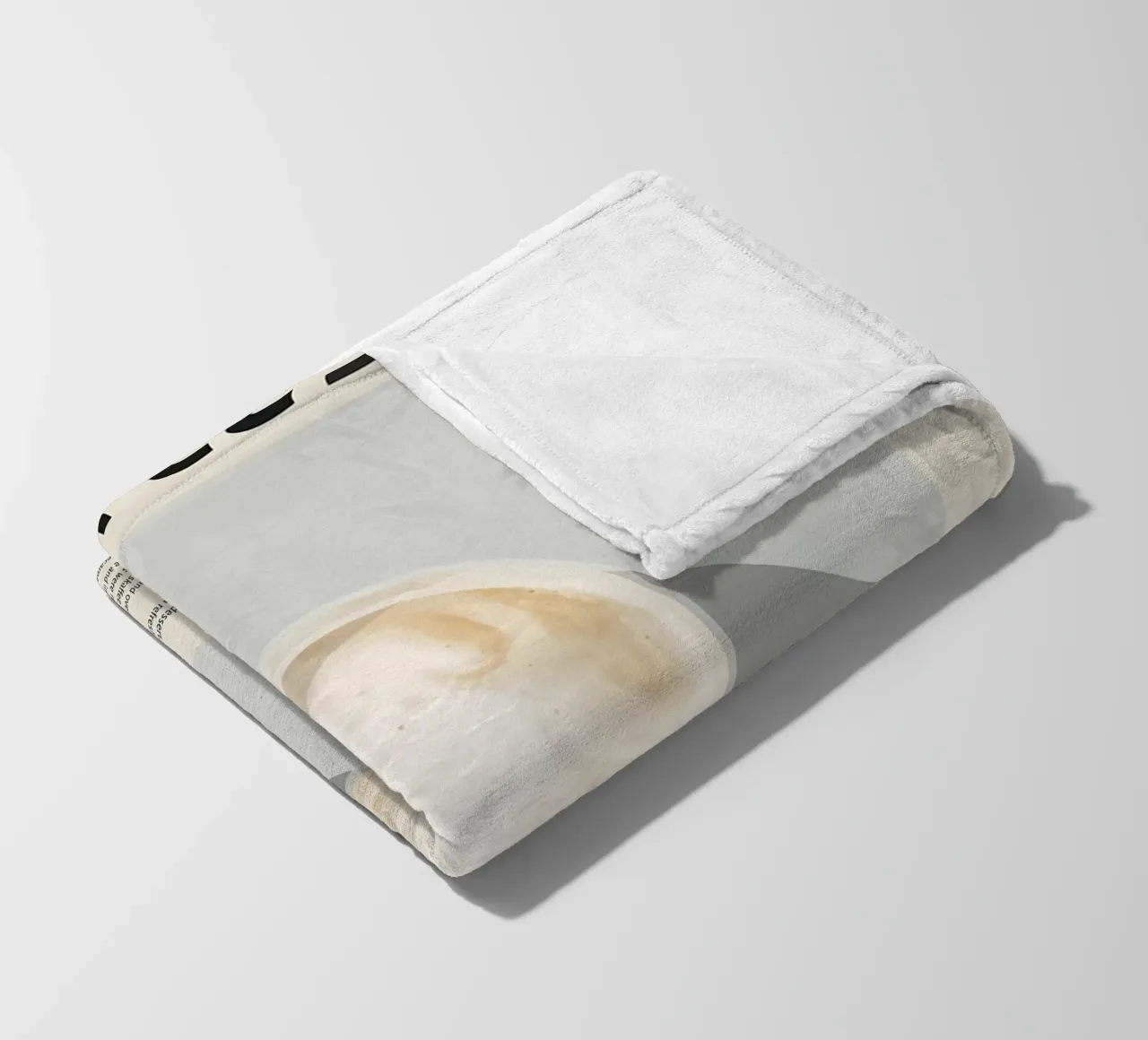 Poster del caffè Eiskaffee coperta in pile da stewar