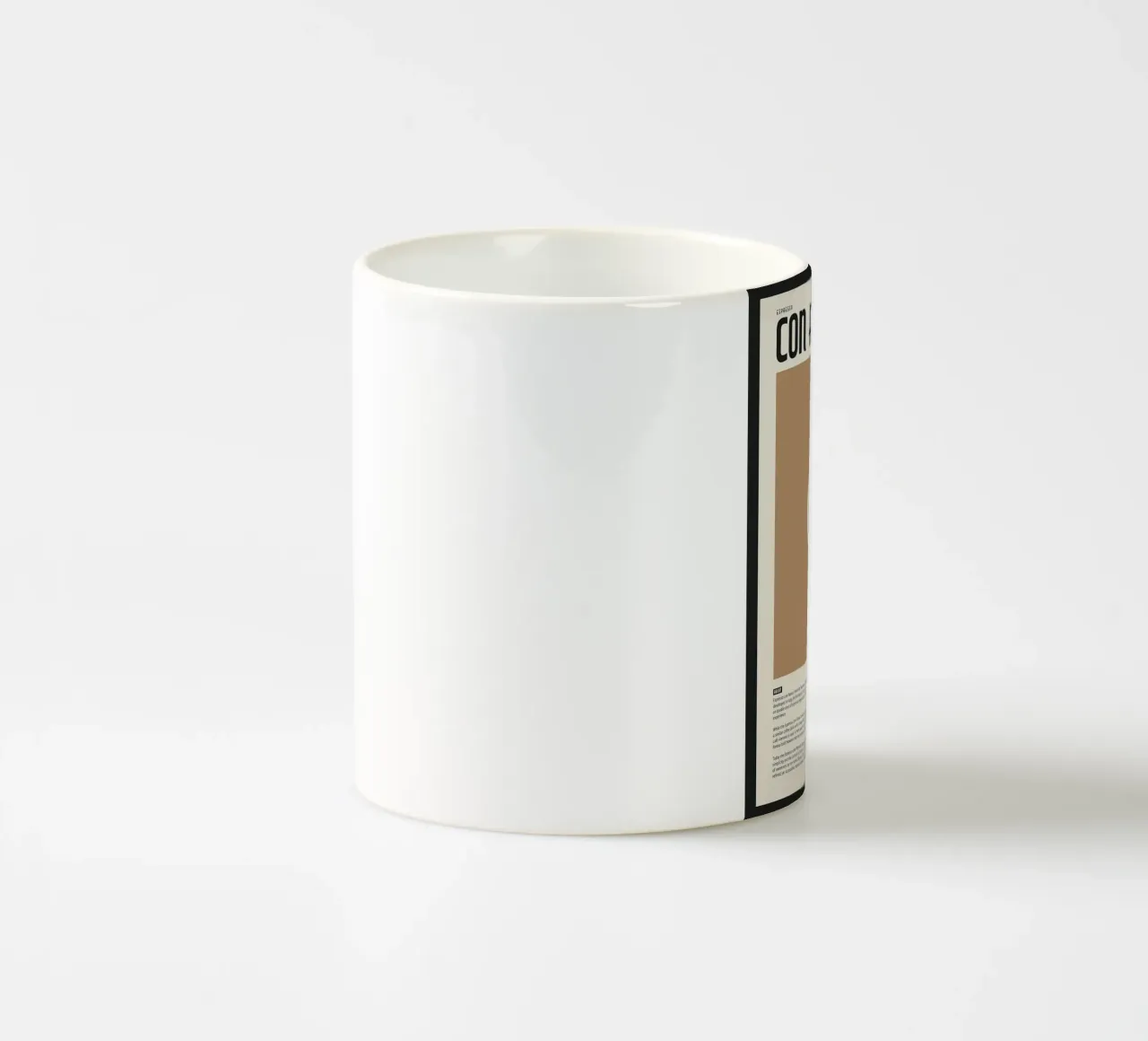 Espresso Con Panna Poster tazza in ceramica da stewar