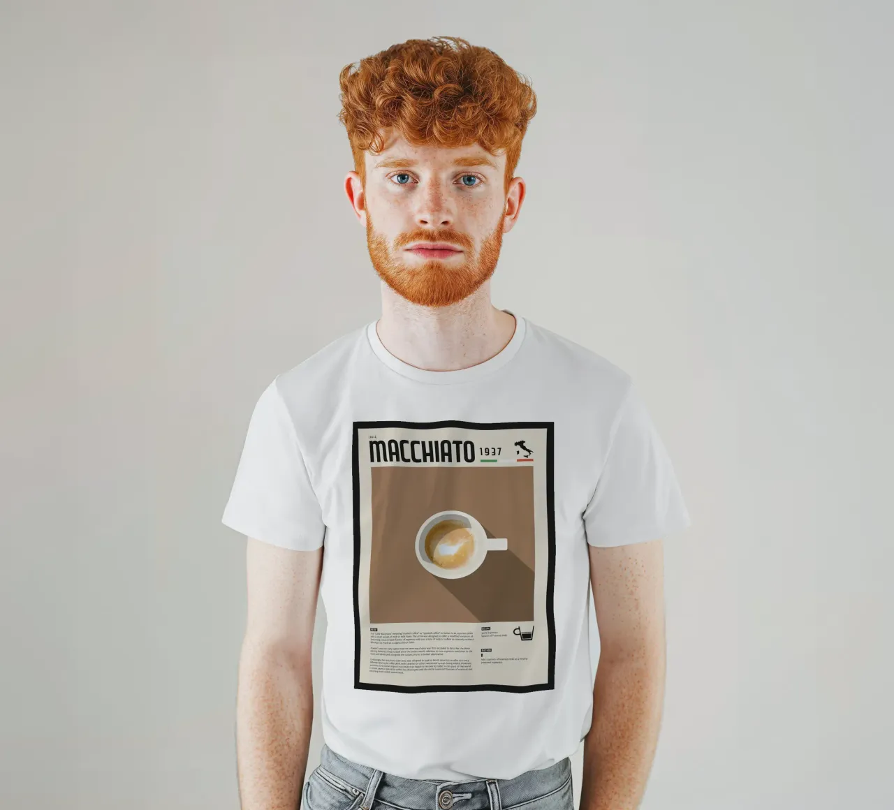 Espresso Macchiato Poster t-shirt da stewar