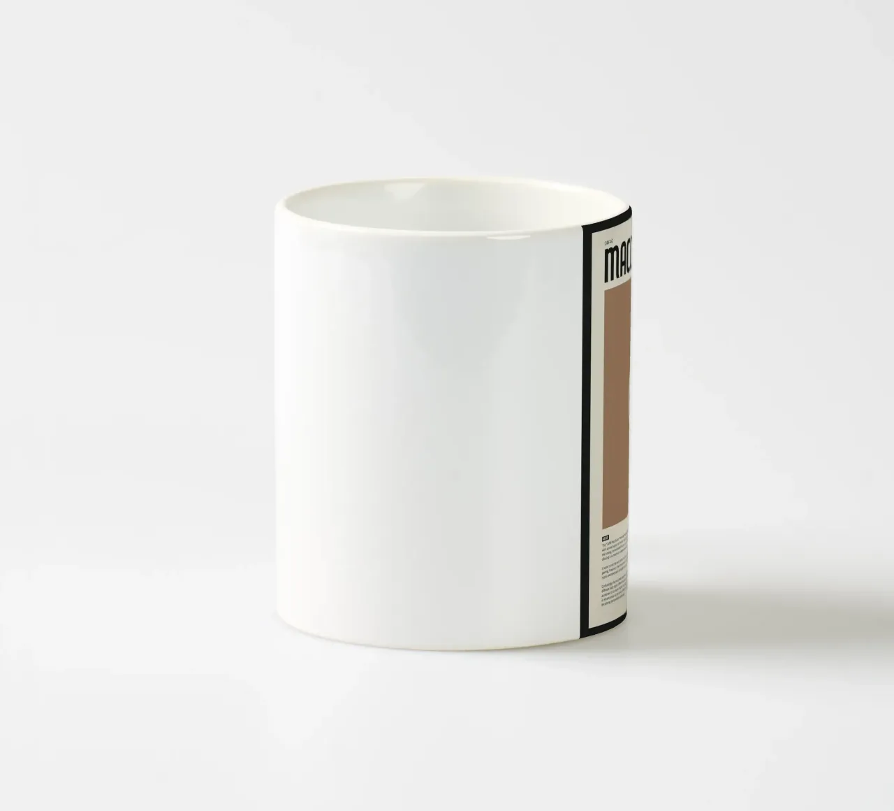 Espresso Macchiato Poster tazza in ceramica da stewar