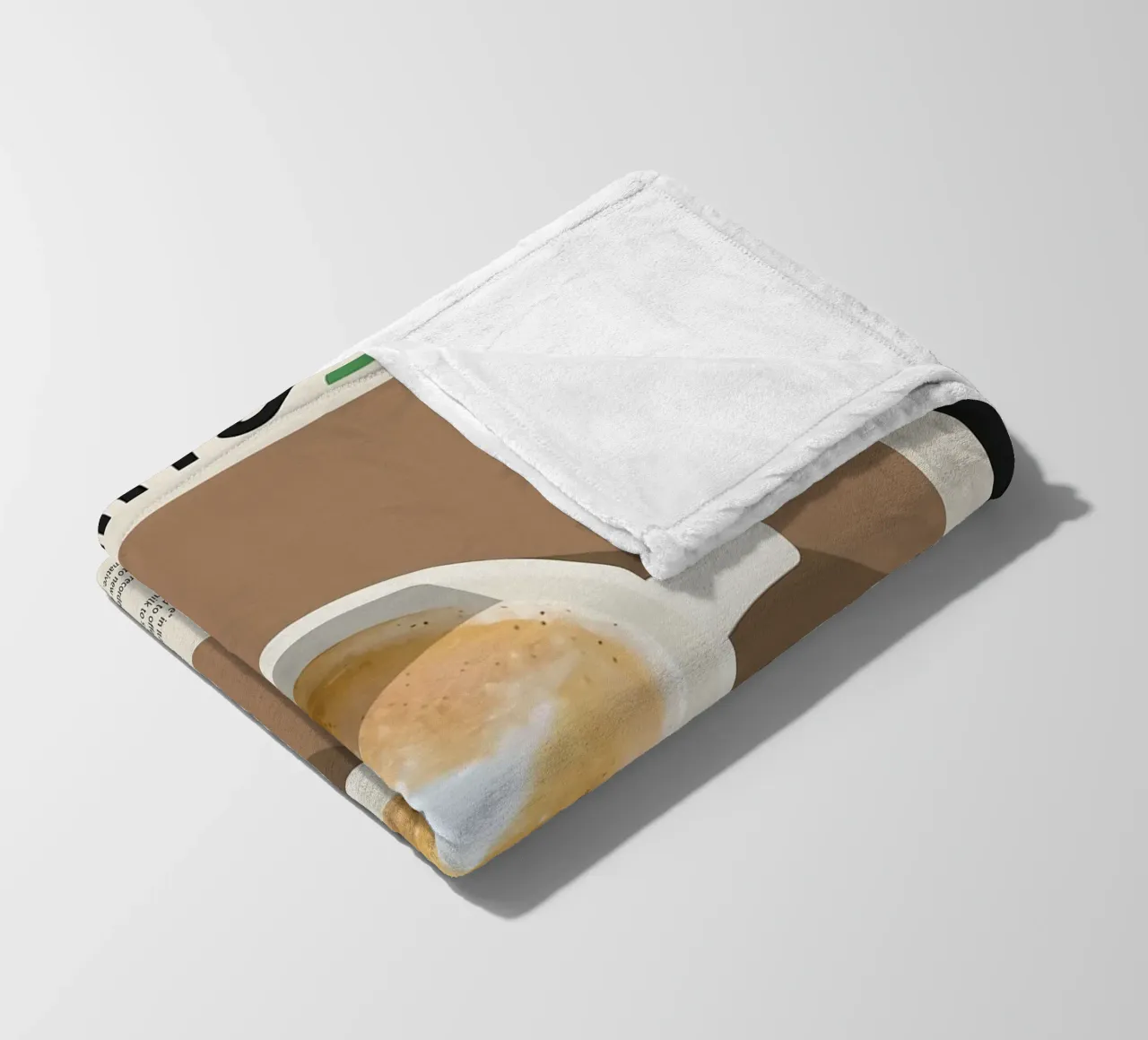 Espresso Macchiato Poster coperta in pile da stewar