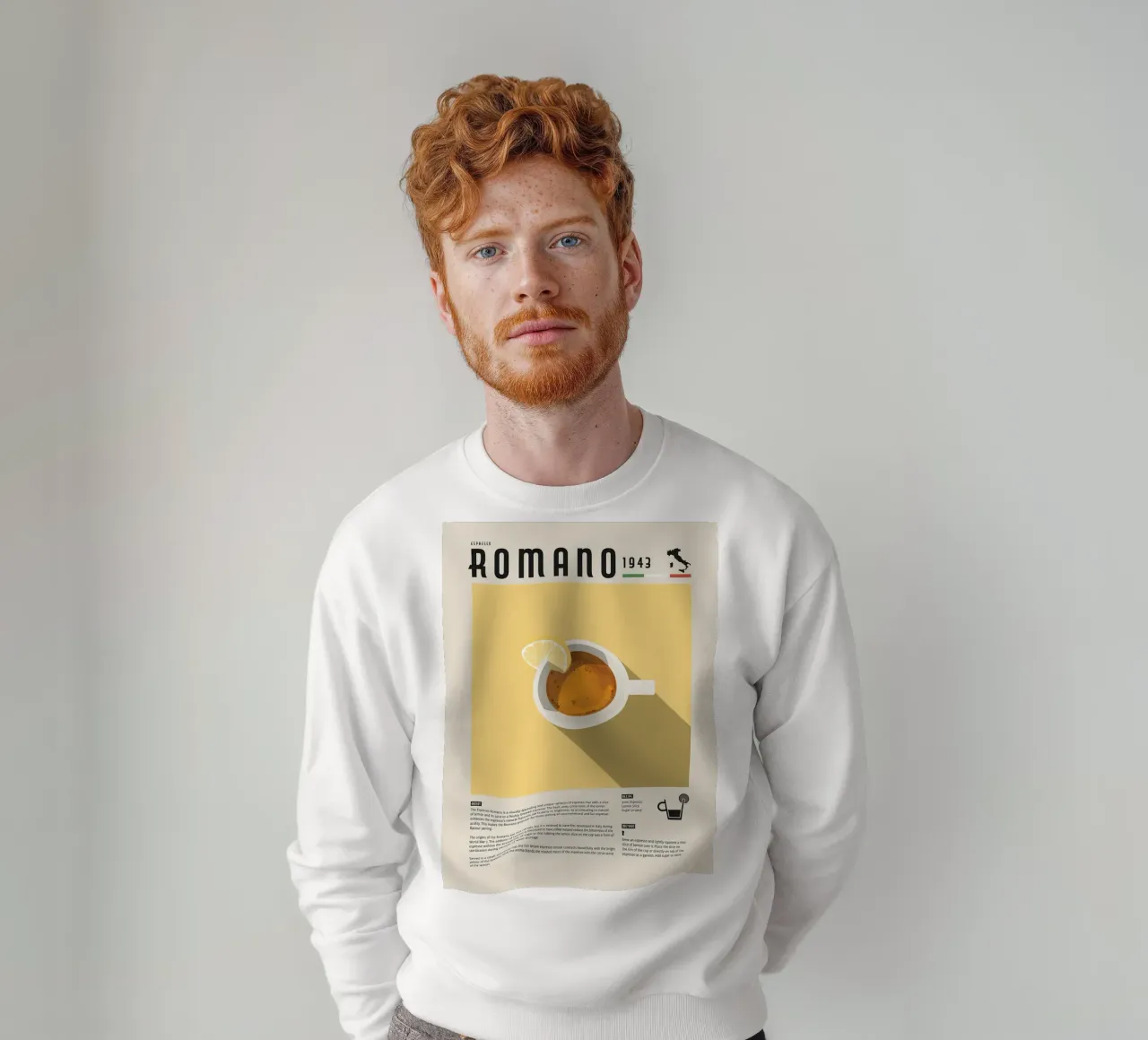 Espresso Romano Poster felpa da stewar