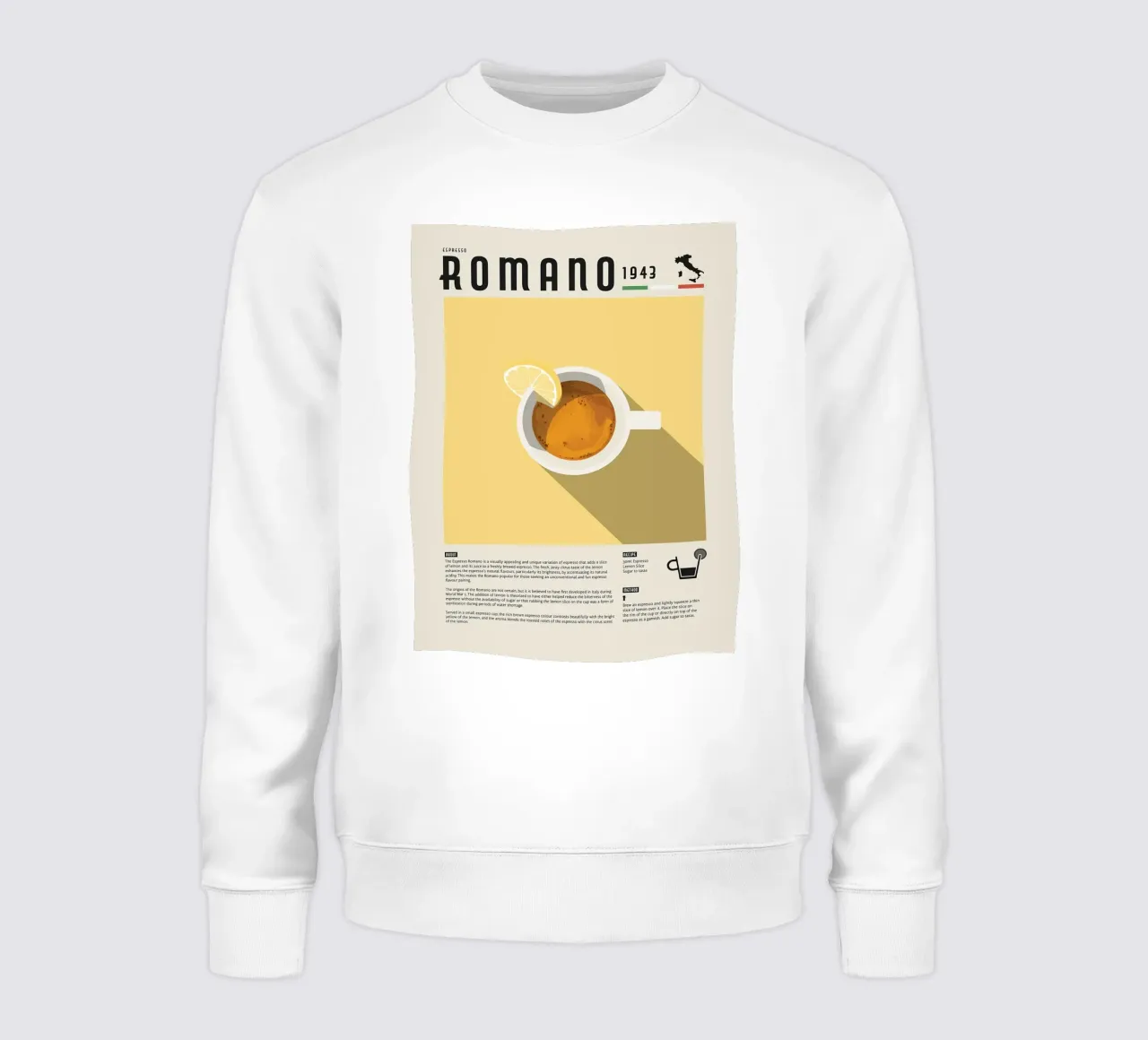 Espresso Romano Poster felpa da stewar