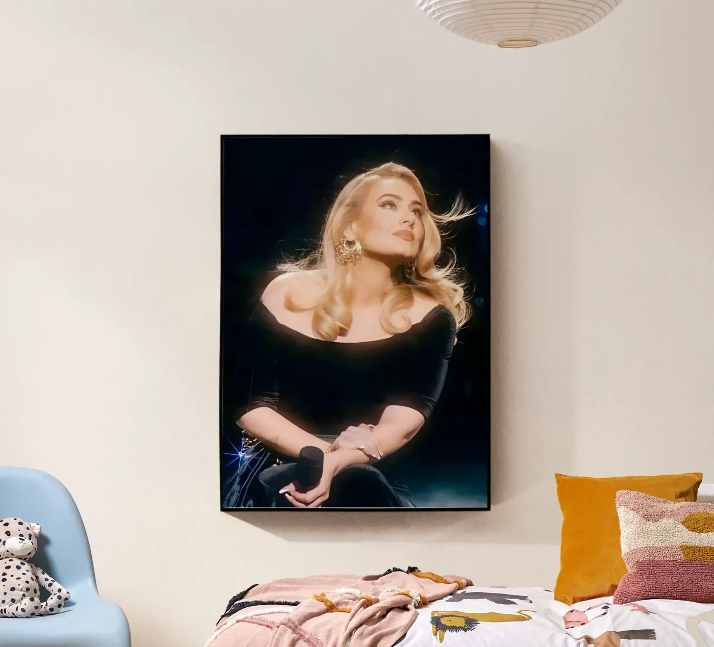 Adele Acryl-Glas von Digital Street art