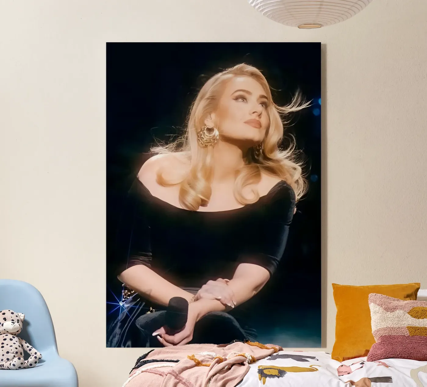 Adele Acryl-Glas von Digital Street art