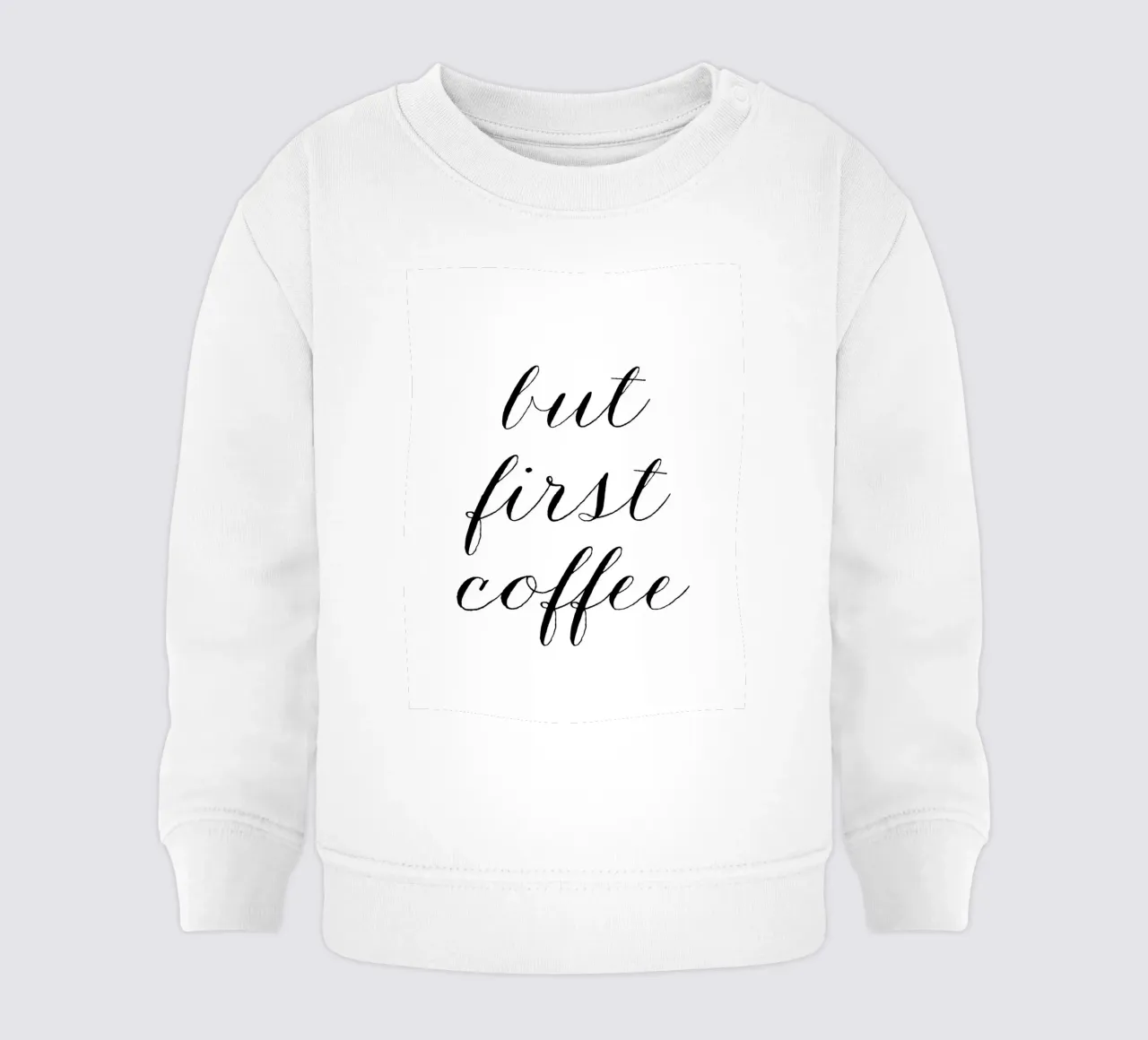But First Coffee 10 felpa neonato da The Type Club Tokyo
