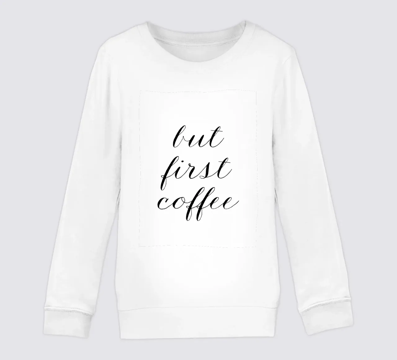 But First Coffee 10 felpa bambino da The Type Club Tokyo