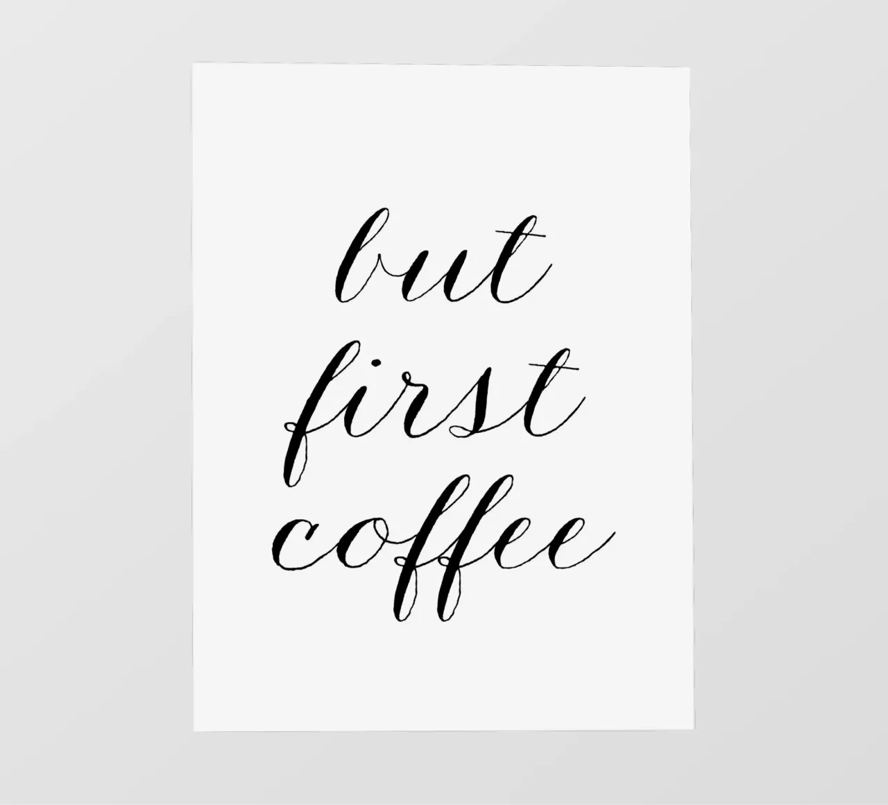 But First Coffee 10 telo in pvc da The Type Club Tokyo