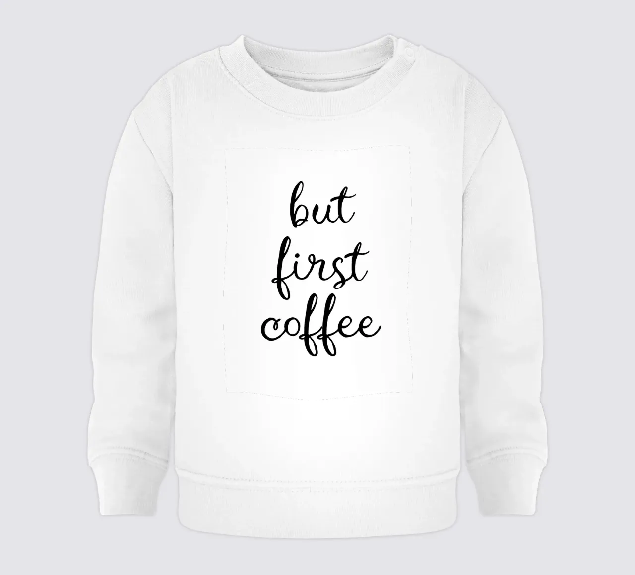 But First Coffee 12 felpa neonato da The Type Club Tokyo