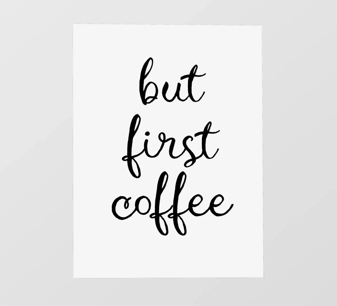 But First Coffee 12 telo in pvc da The Type Club Tokyo