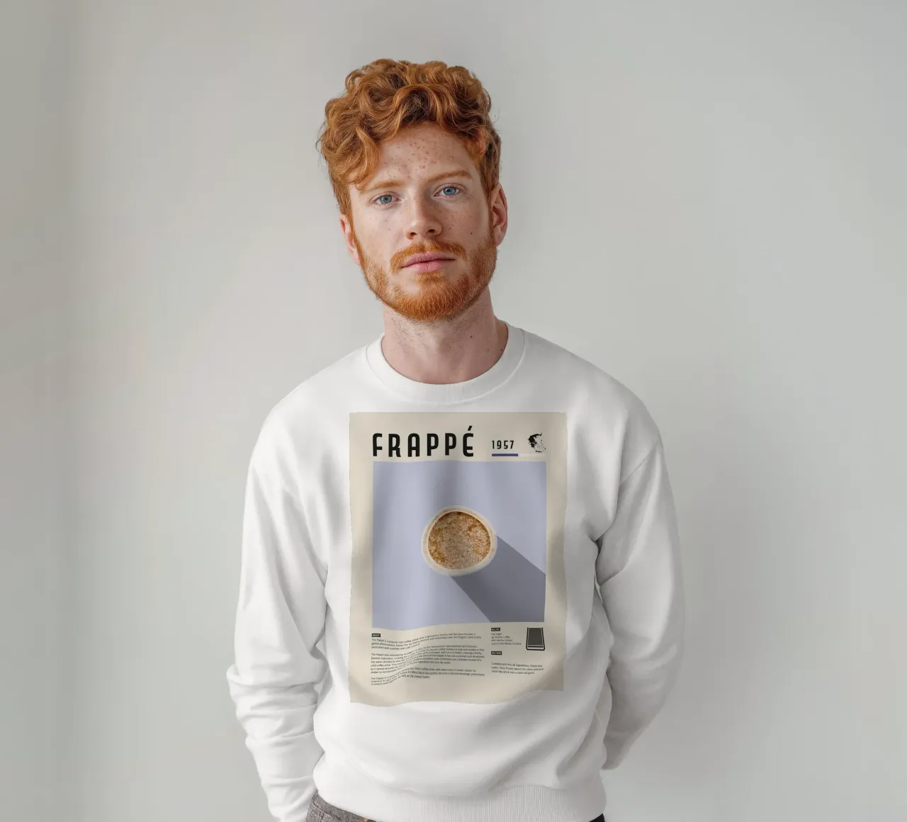 Poster del caffè Frappe felpa da stewar