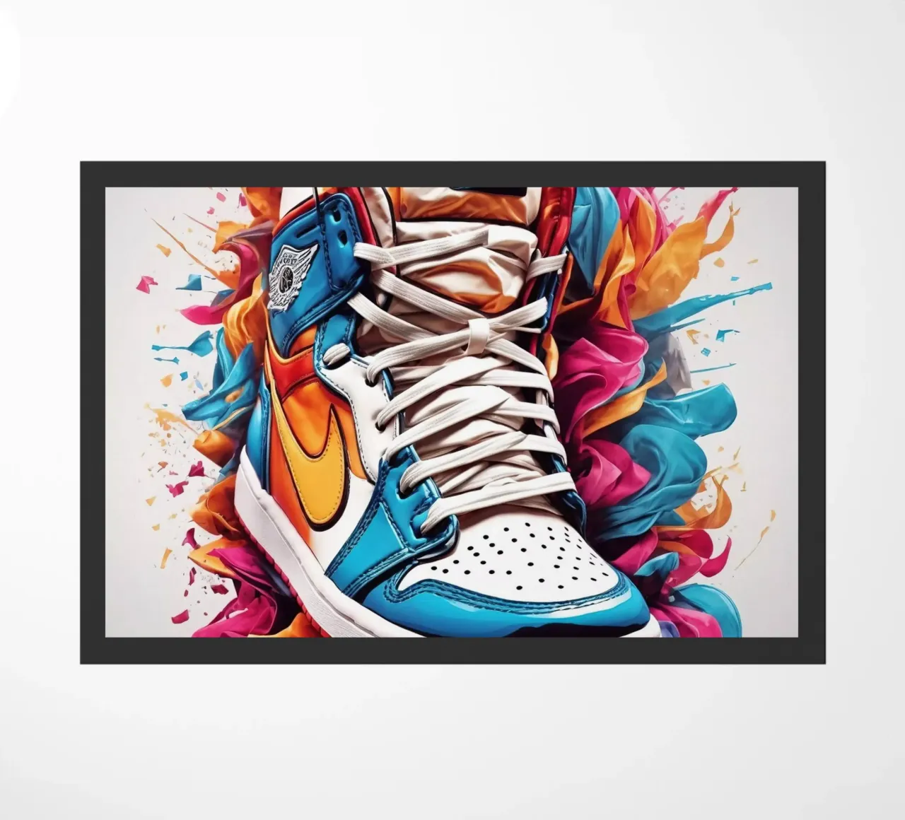 Scarpa da basket in acquerello zerbino da ARTVI-SHOP