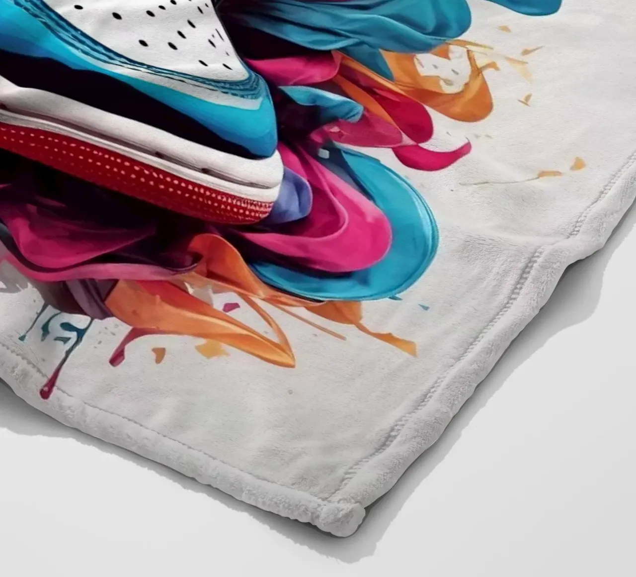 Scarpa da basket in acquerello coperta in pile da ARTVI-SHOP