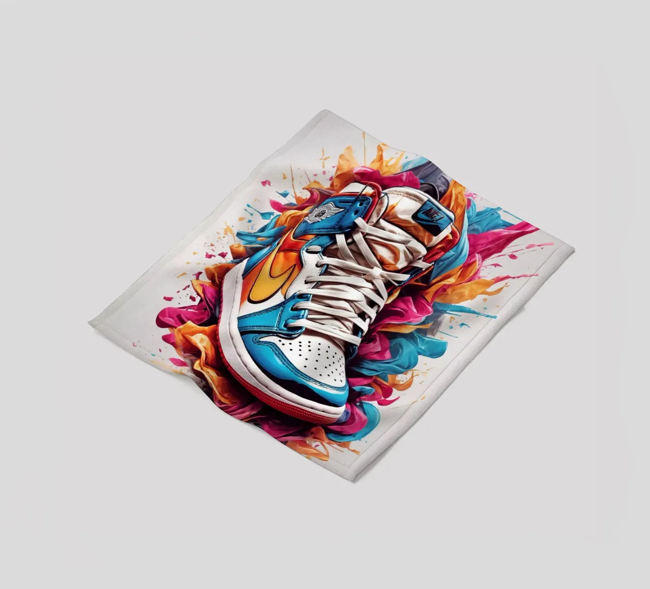 Scarpa da basket in acquerello coperta in pile da ARTVI-SHOP