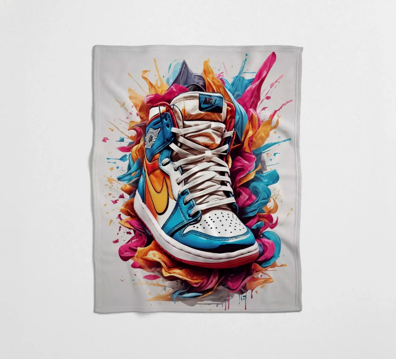 Scarpa da basket in acquerello coperta in pile da ARTVI-SHOP