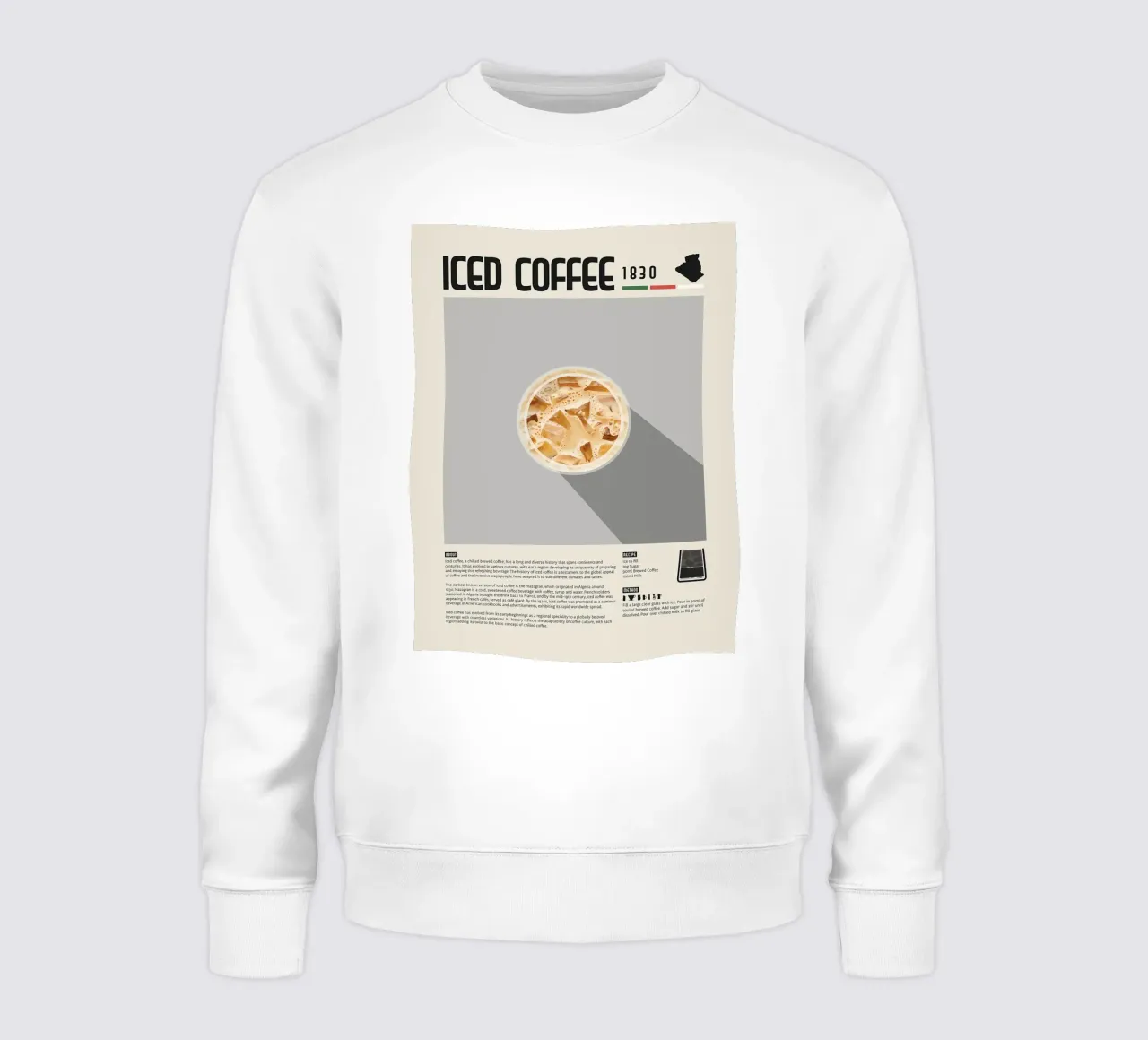 Poster sul caffè freddo felpa da stewar