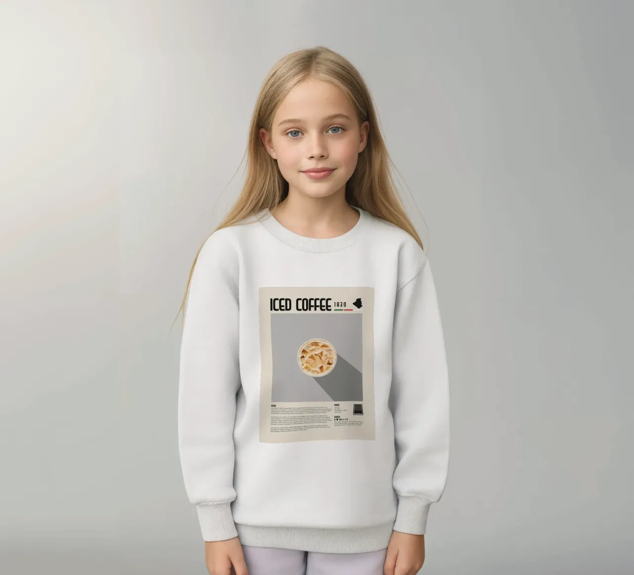 Poster sul caffè freddo felpa bambino da stewar