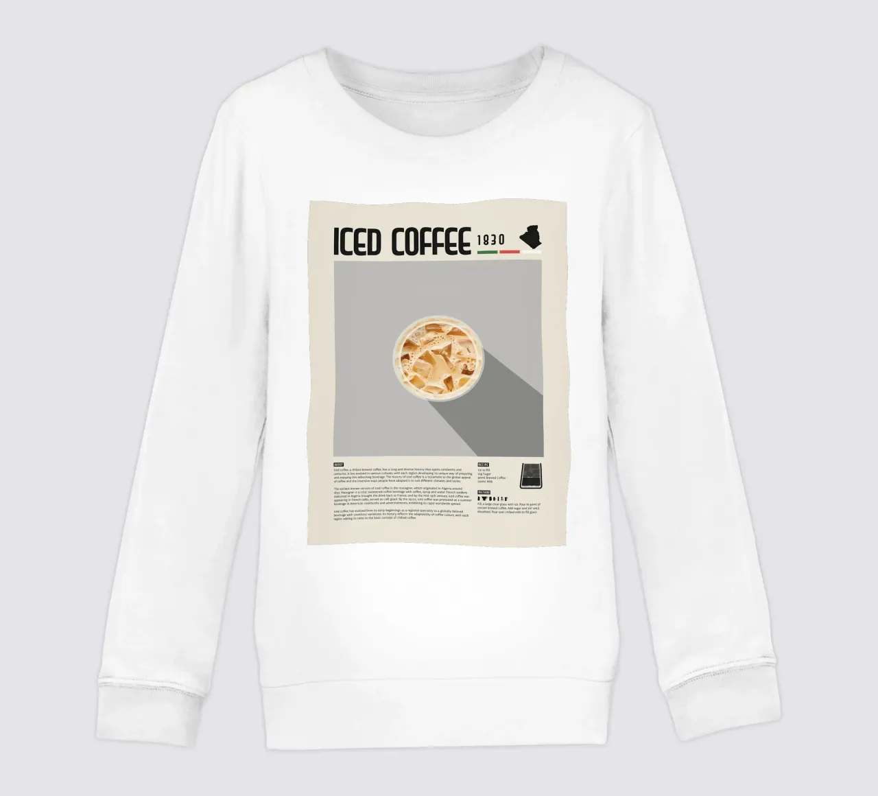 Poster sul caffè freddo felpa bambino da stewar