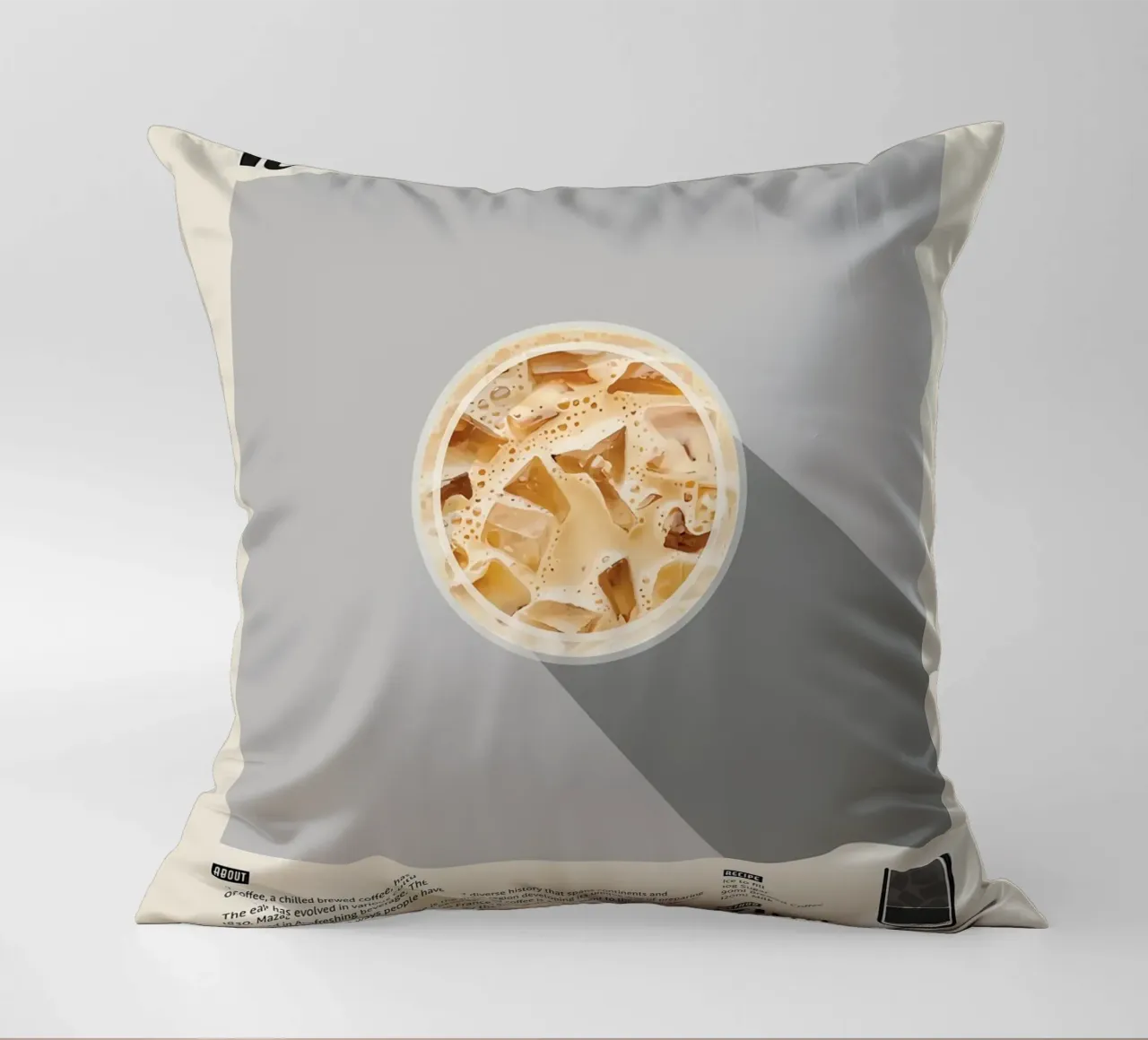 Poster sul caffè freddo cuscino da stewar