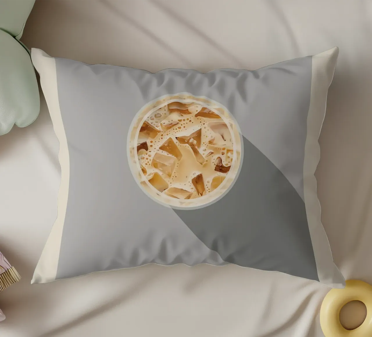 Poster sul caffè freddo cuscino da stewar
