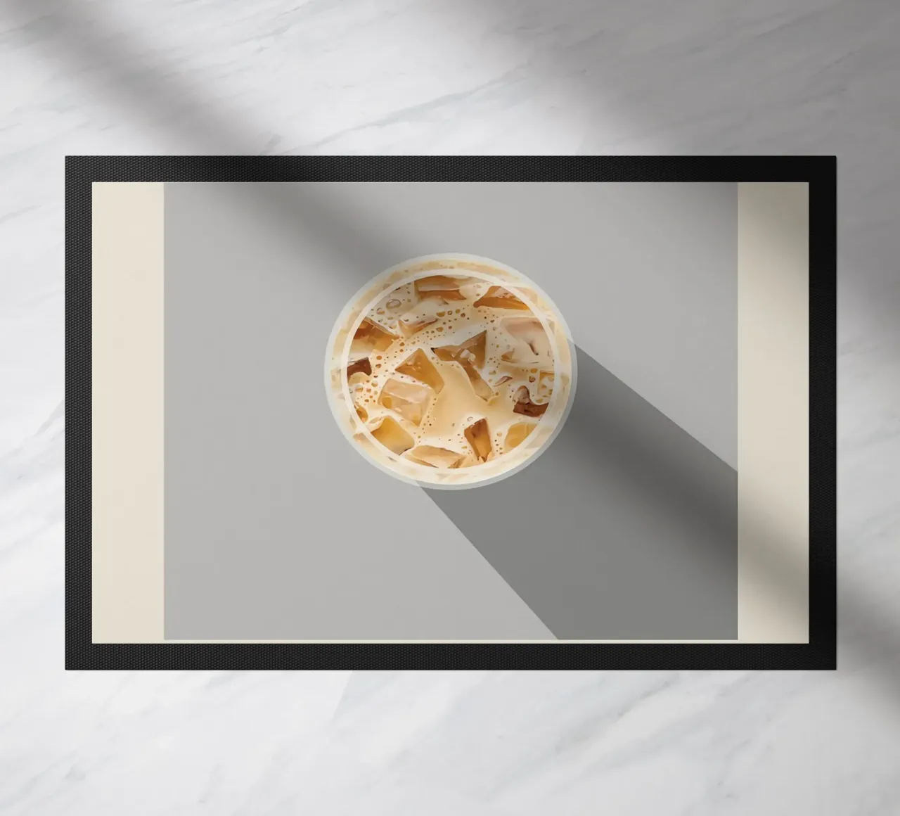 Poster sul caffè freddo zerbino da stewar