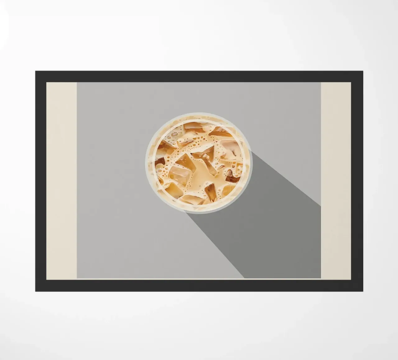 Poster sul caffè freddo zerbino da stewar