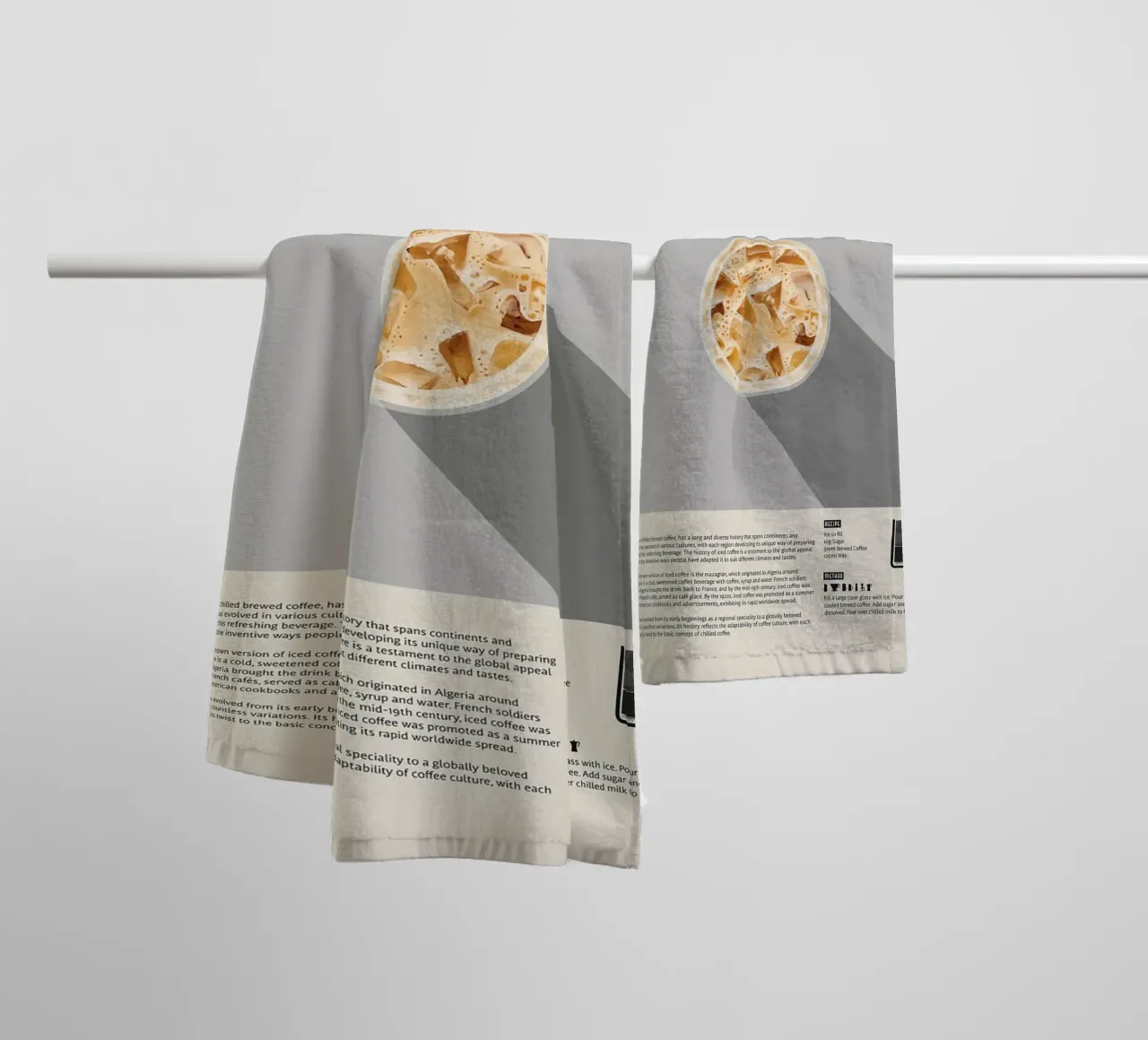 Poster sul caffè freddo asciugamano da bagno da stewar