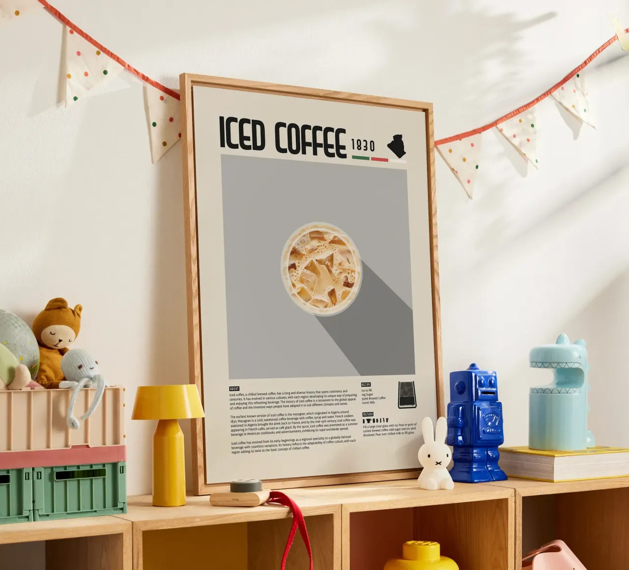 Poster sul caffè freddo plexiglass da stewar