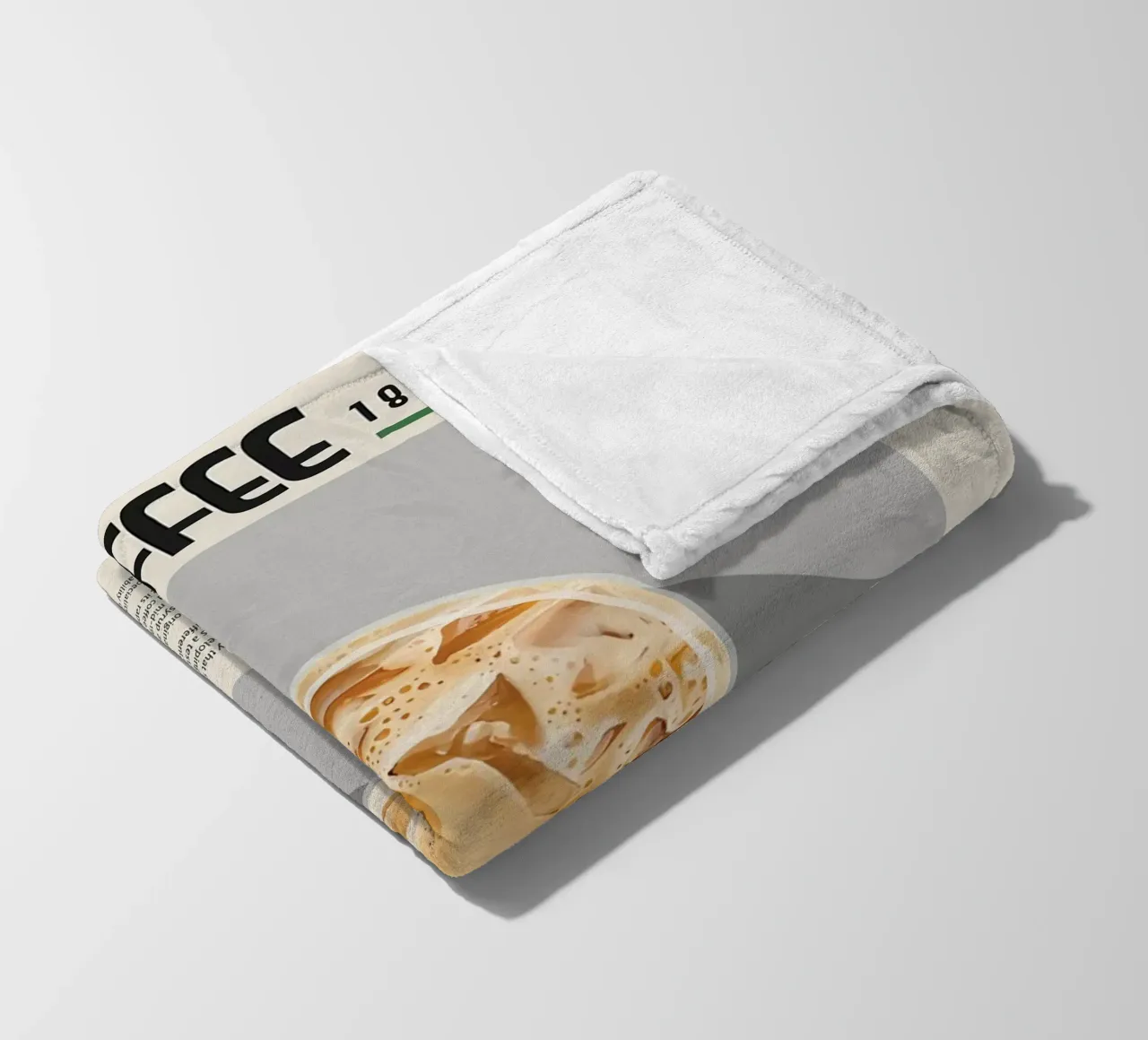 Poster sul caffè freddo coperta in pile da stewar