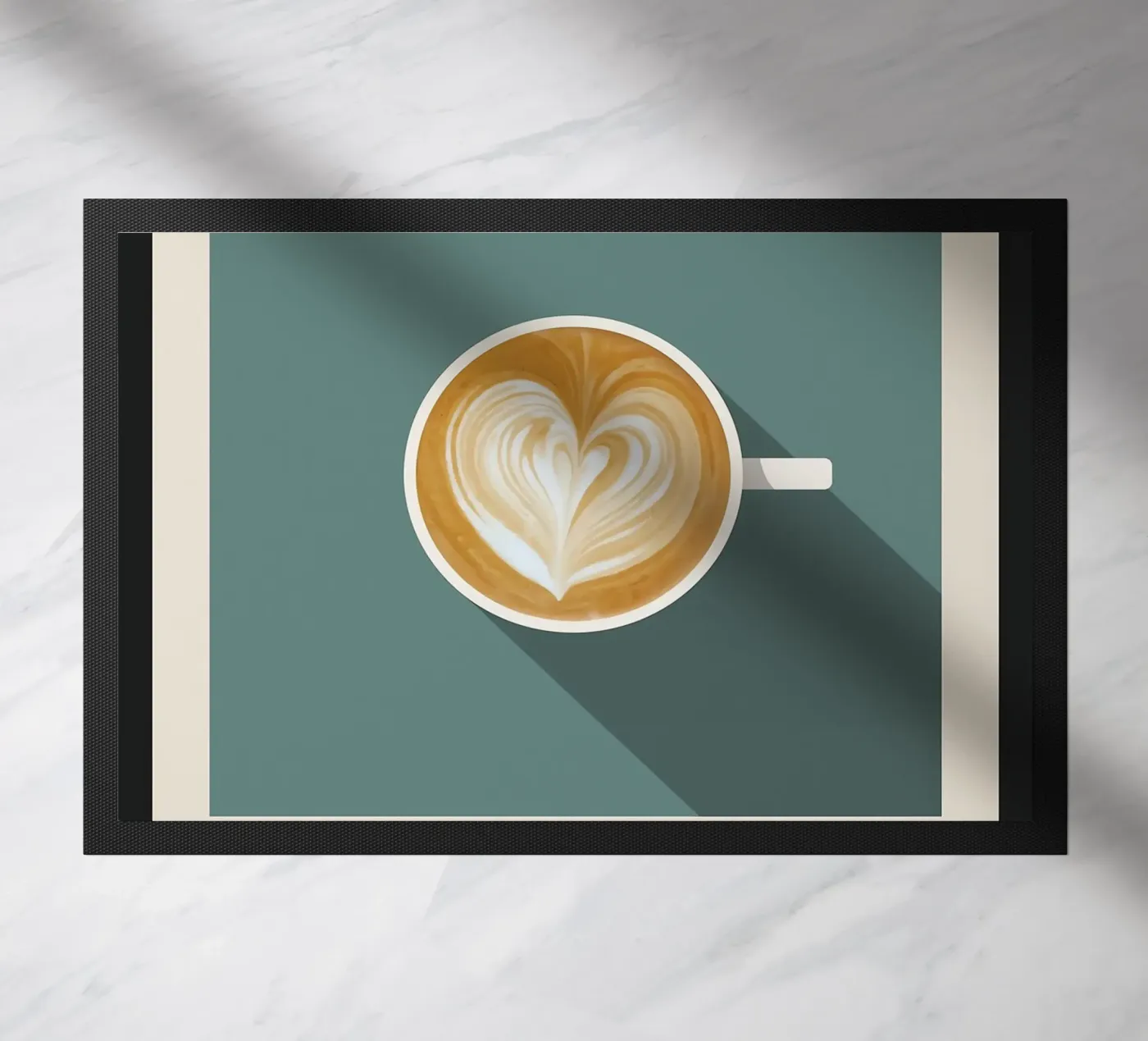 Poster Caffè Latte zerbino da stewar