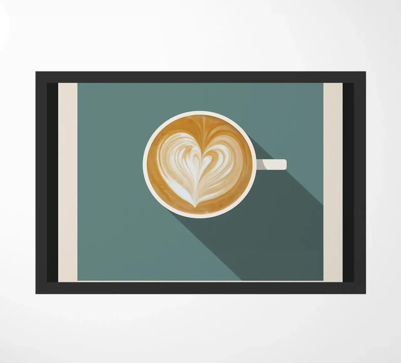 Poster Caffè Latte zerbino da stewar