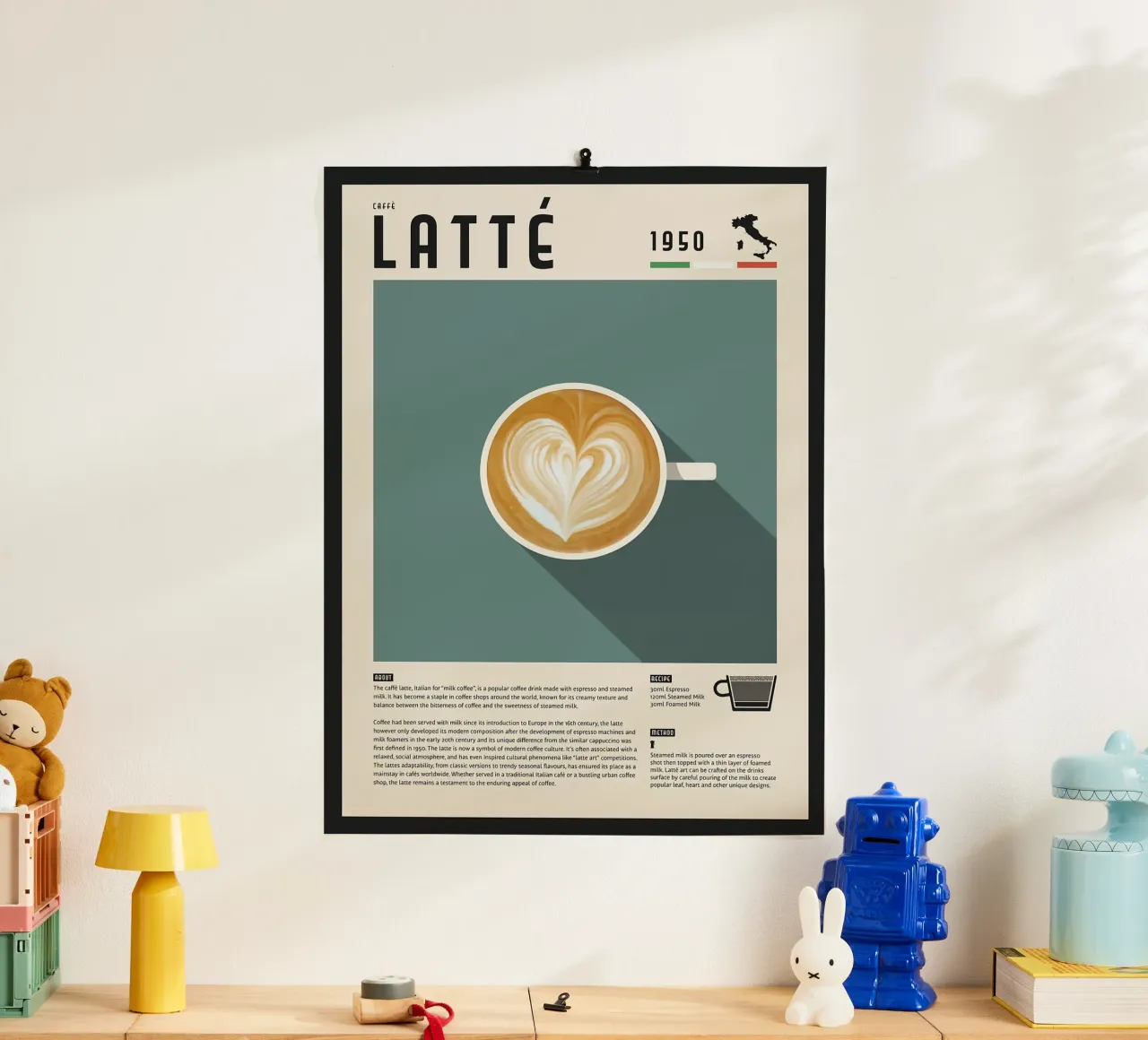 Poster Caffè Latte poster da stewar