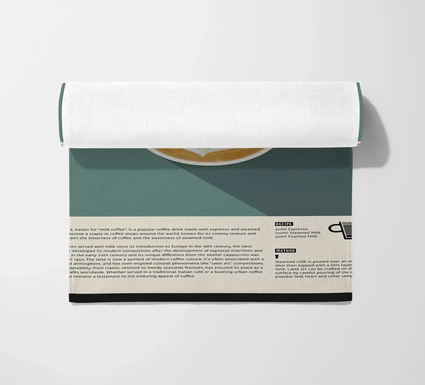 Poster Caffè Latte telo mare da stewar