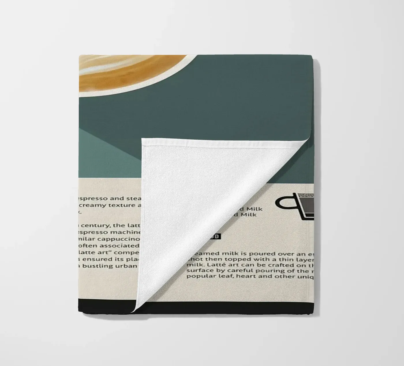 Poster Caffè Latte telo mare da stewar