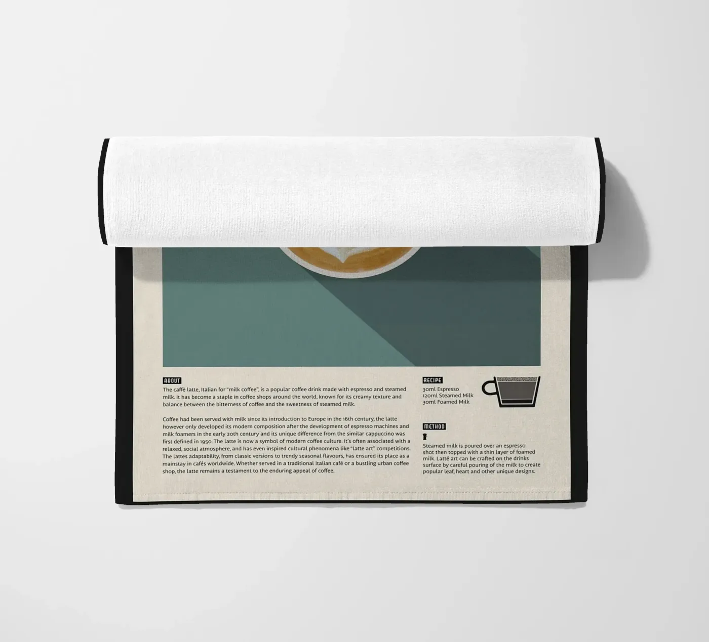 Poster Caffè Latte telo mare da stewar