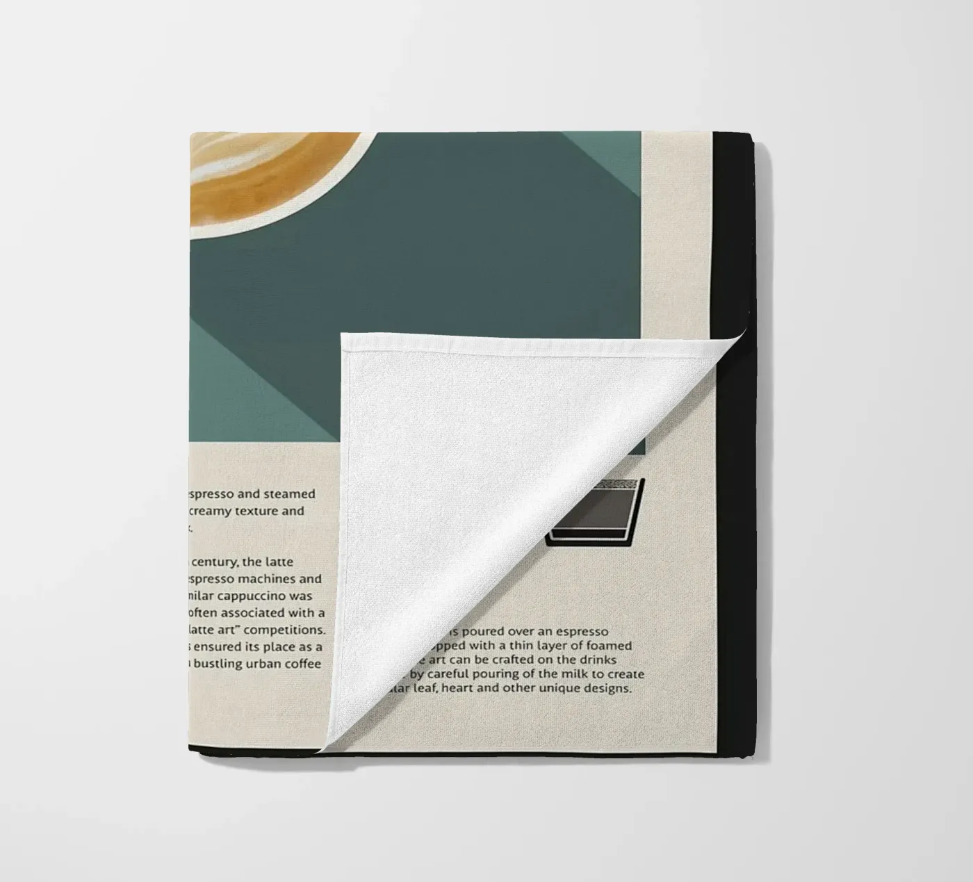 Poster Caffè Latte telo mare da stewar