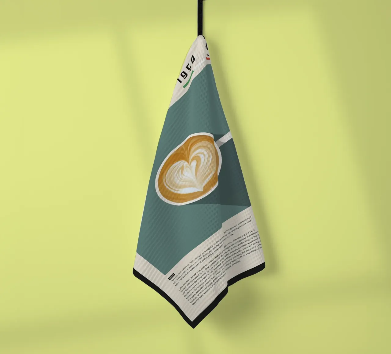 Poster Caffè Latte canovaccio da cucina da stewar