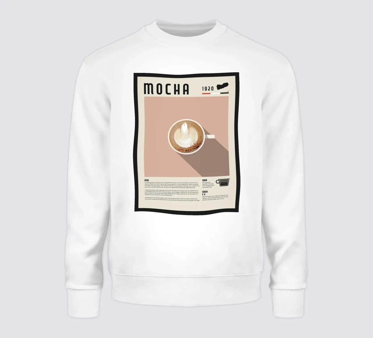 Poster caffè moka felpa da stewar