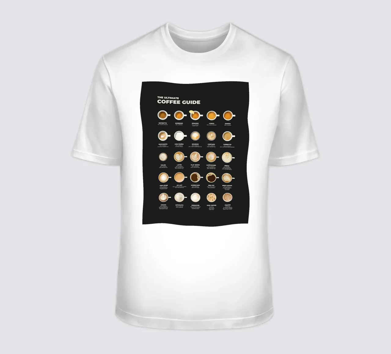 Il grafico della guida definitiva al caffè t-shirt da stewar