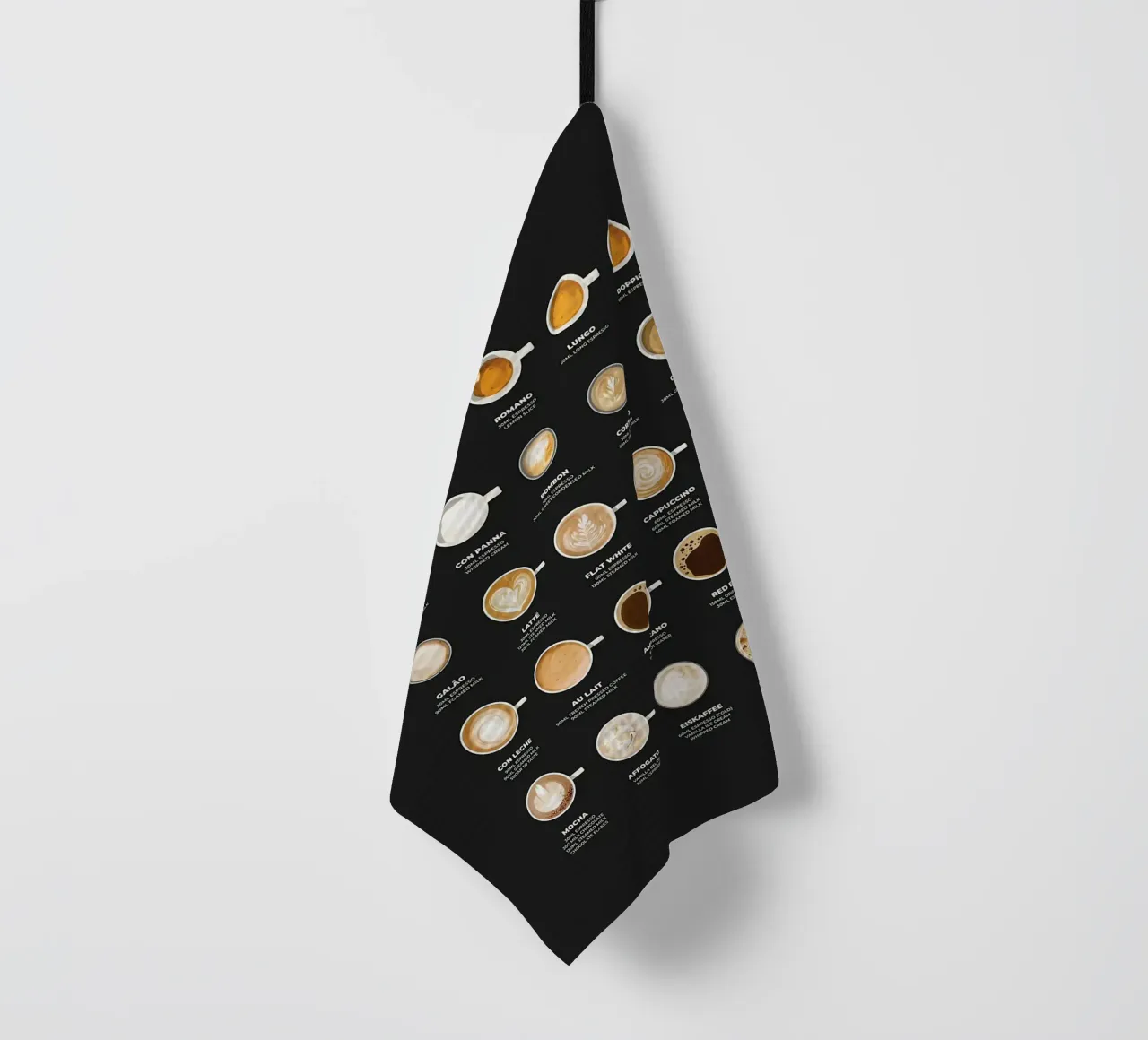 Il grafico della guida definitiva al caffè canovaccio da cucina da stewar