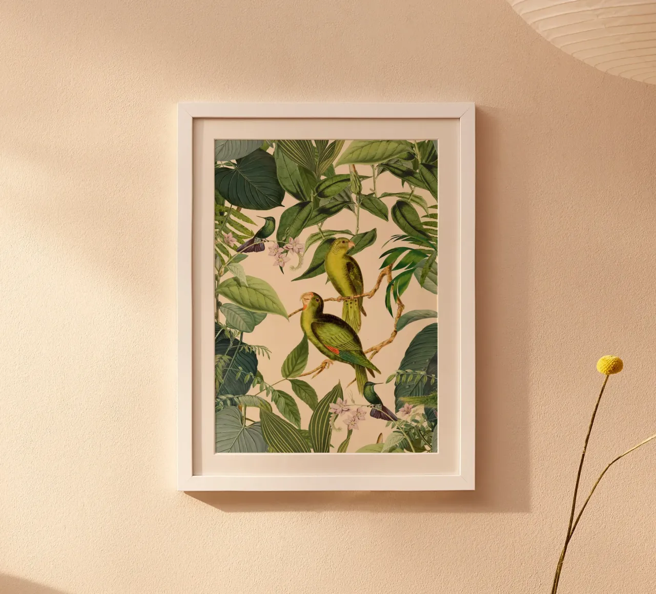 Parrocchetti della giungla tropicale poster da Andrea Haase Vintage World
