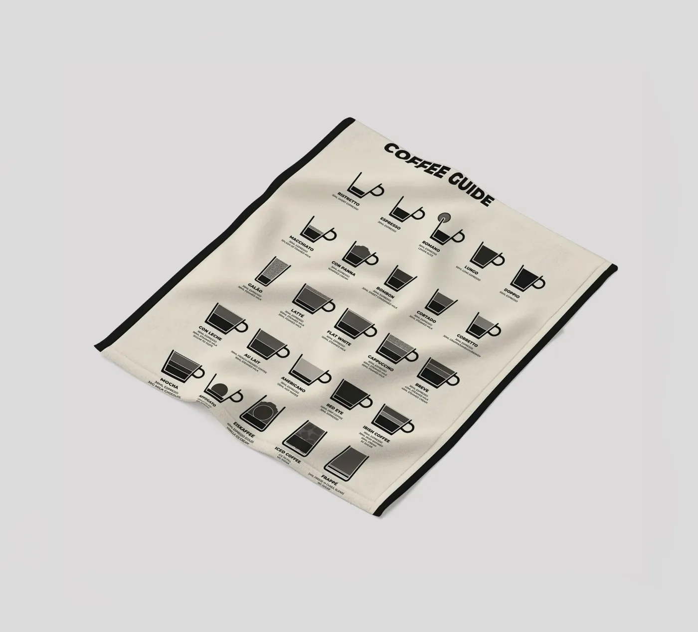 Der ultimative Kaffeeführer Fleecedecke von stewar