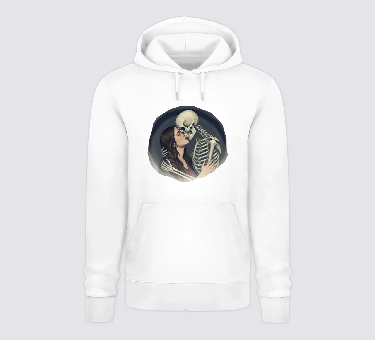 Il bacio della morte Lowpoly felpa con cappuccio da Low Profile