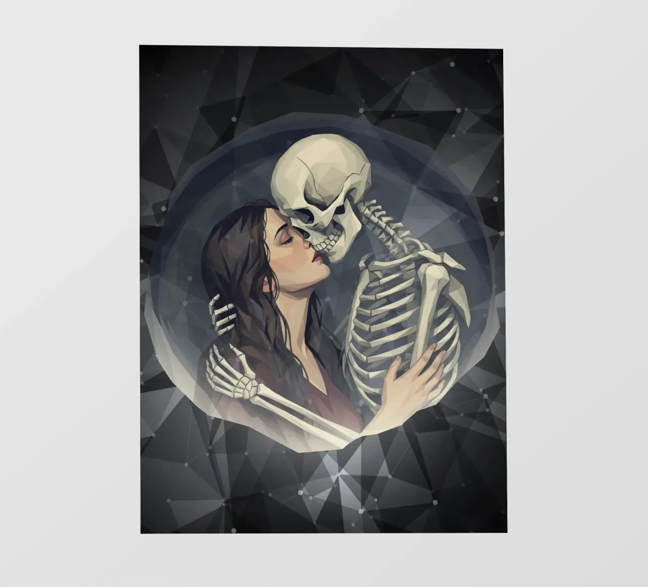 Il bacio della morte Lowpoly pellicola backlit da Low Profile