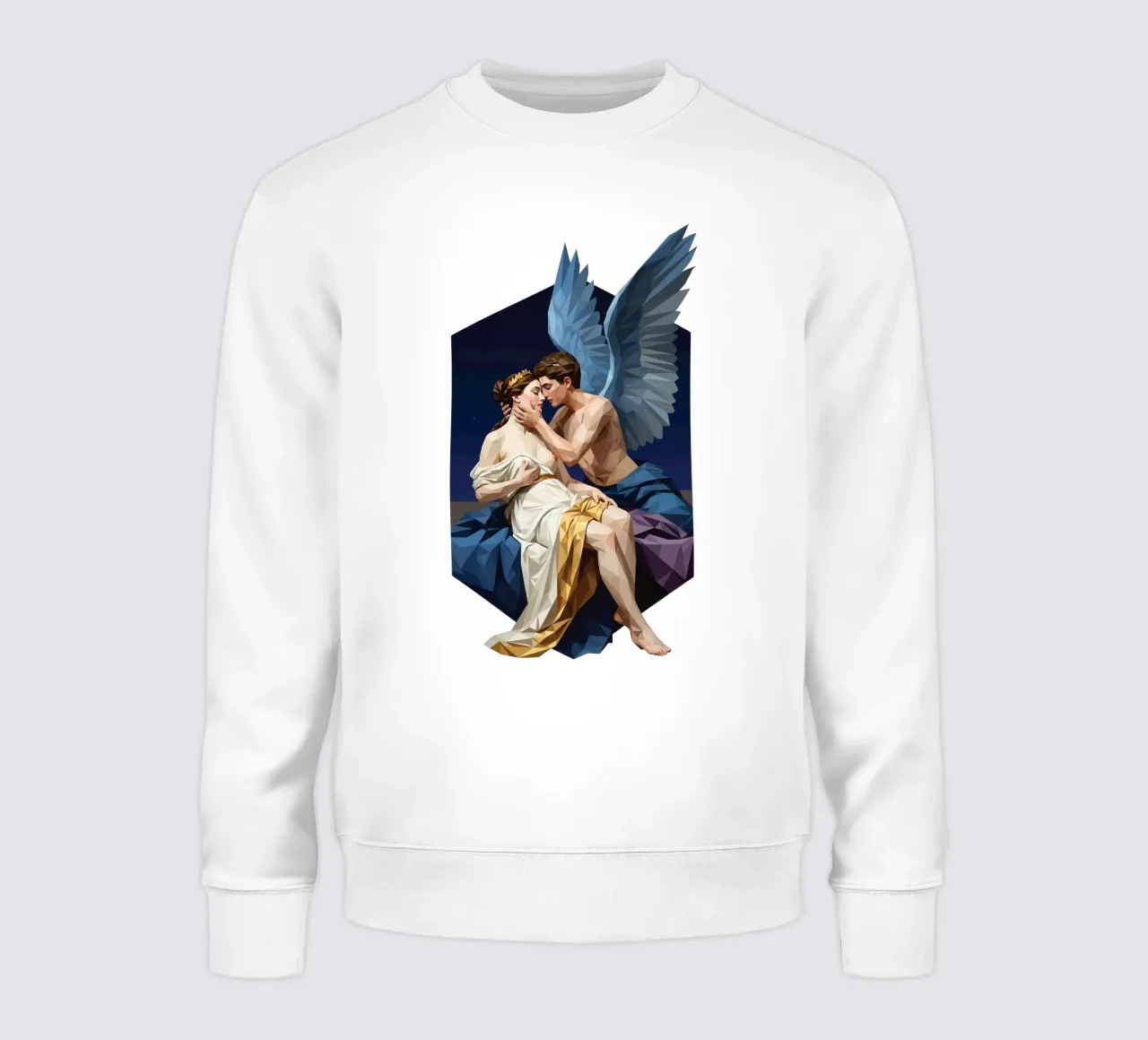 Amore e Psiche Lowpoly felpa da Low Profile
