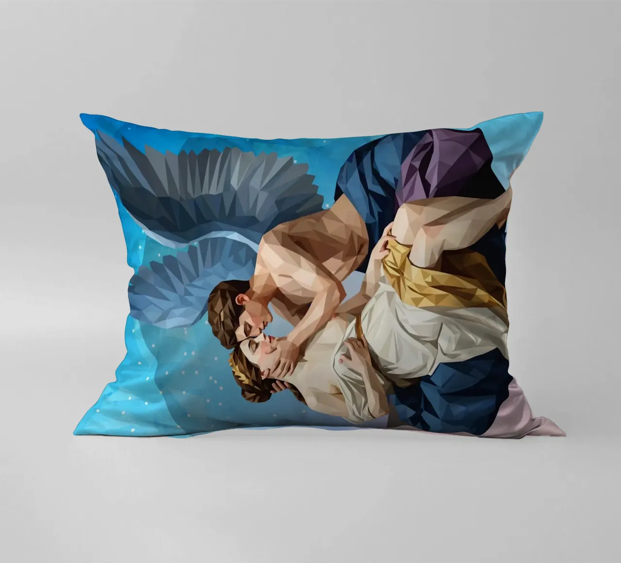 Amore e Psiche Lowpoly cuscino da Low Profile