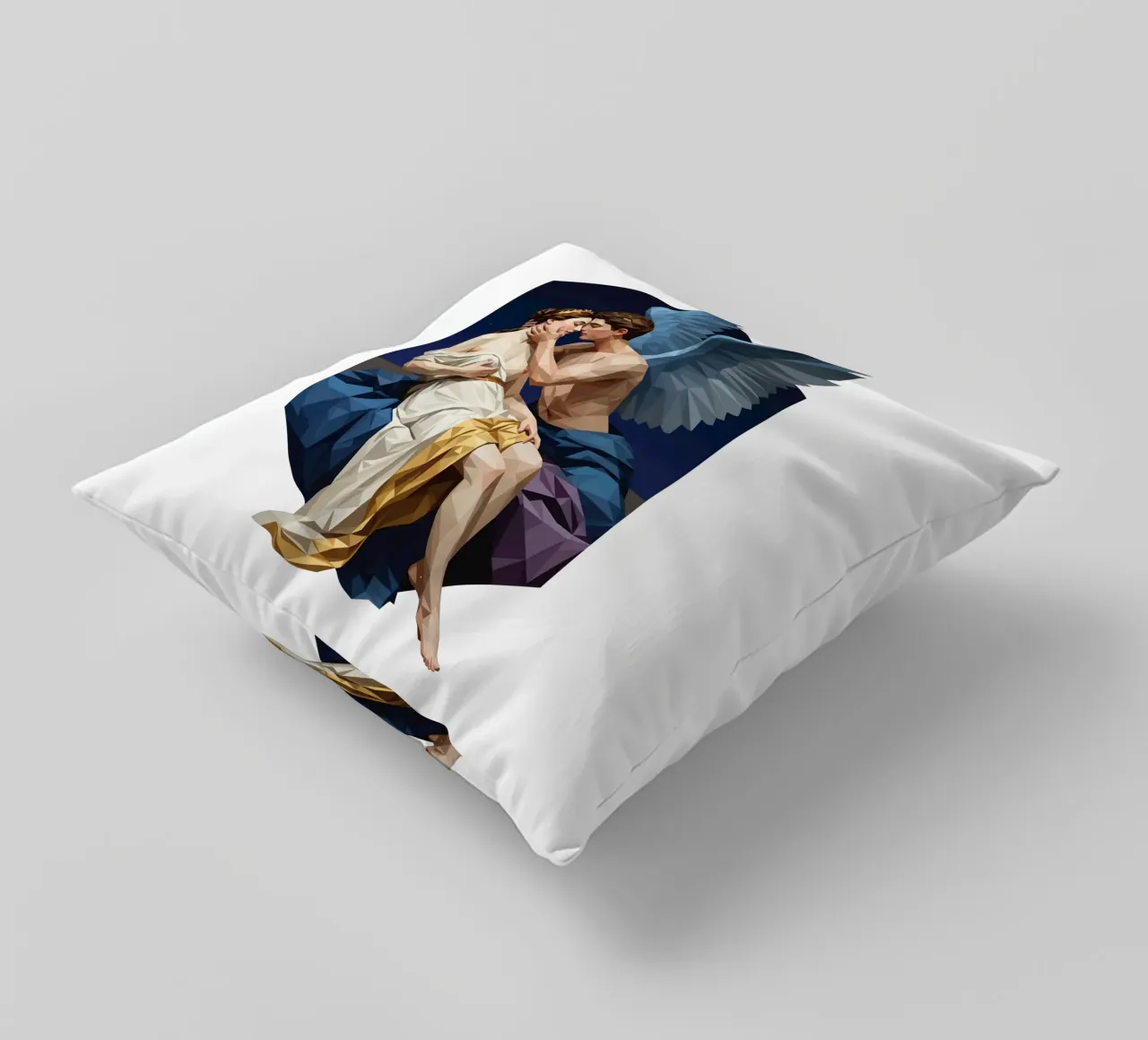 Amore e Psiche Lowpoly cuscino da Low Profile