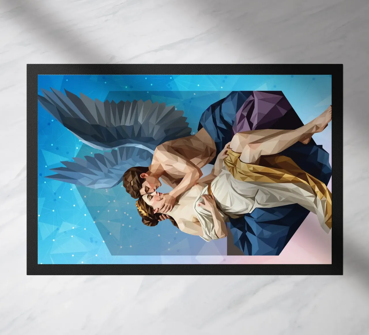 Amore e Psiche Lowpoly zerbino da Low Profile