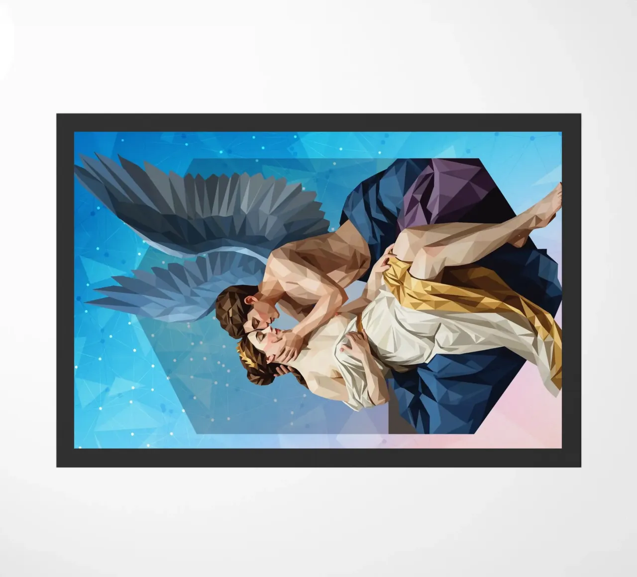 Amore e Psiche Lowpoly zerbino da Low Profile