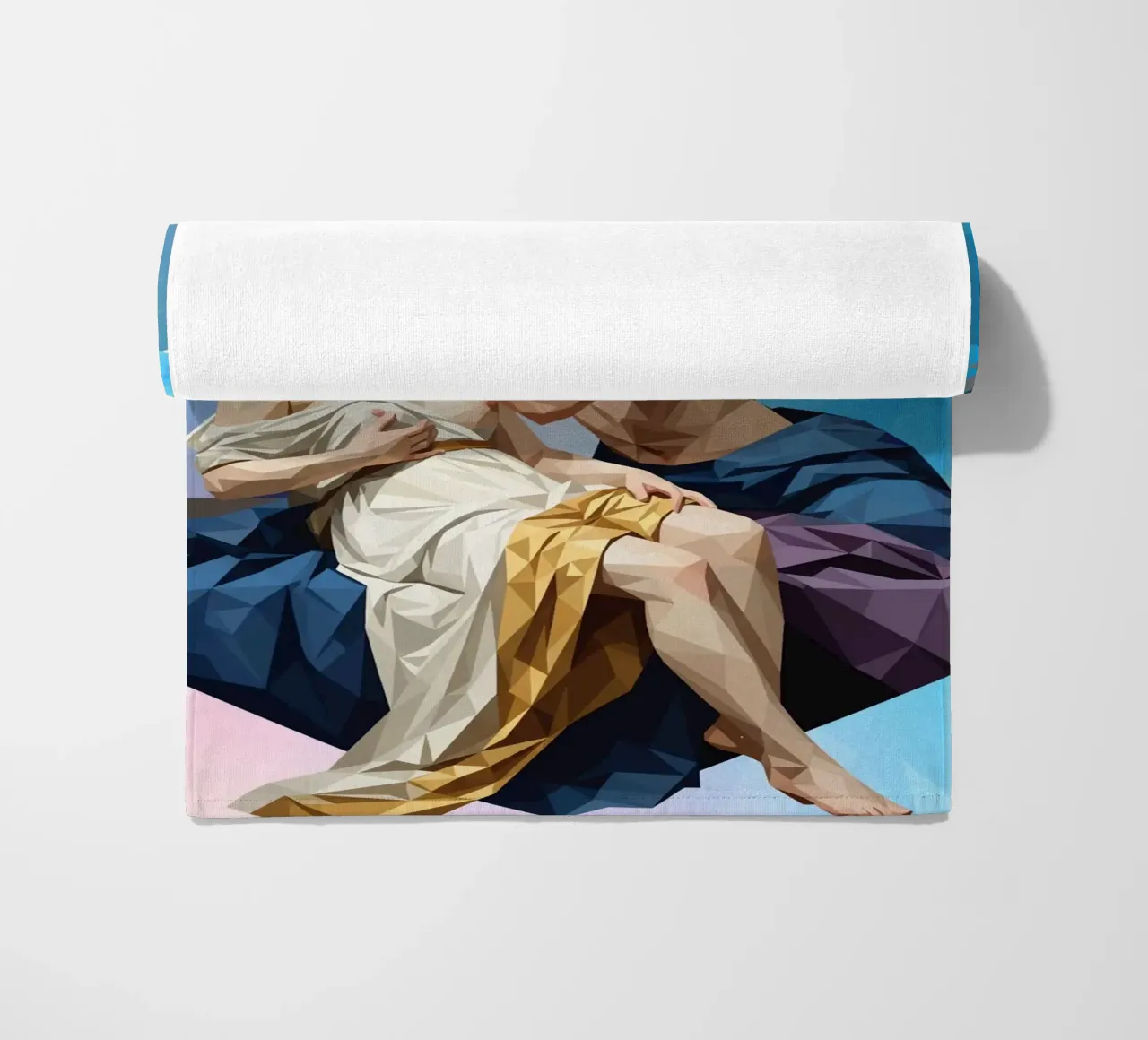 Amore e Psiche Lowpoly telo mare da Low Profile